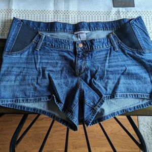 Isabel Maternity Jean Shorts
